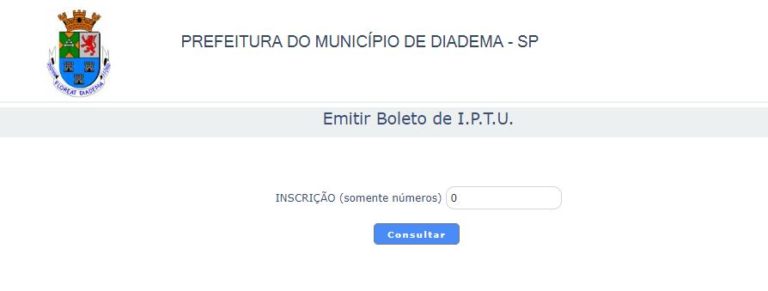 Iptu Diadema Consulta Via Valor Boleto