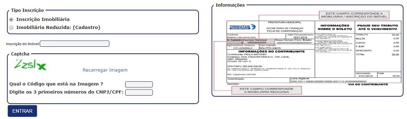 Emissão da 2ª Via do IPTU Gravatá