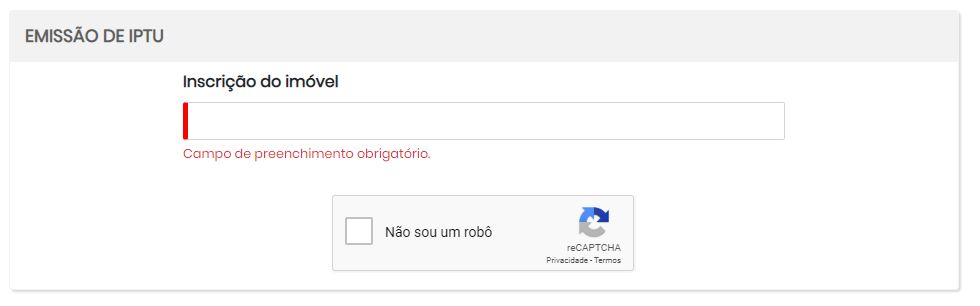 Consulta IPTU 2020 Campos dos Goytacazes