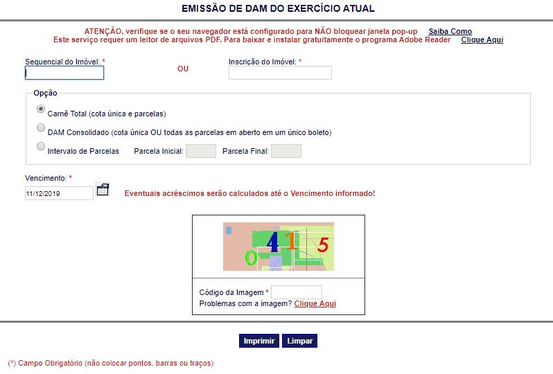 Consulta IPTU Jaboatão dos Guararapes