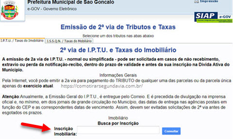 Como Emitir a 2ª Via da Guia de Pagamento do IPTU São Gonçalo 2020