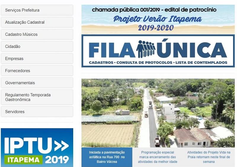 Emitir 2ª Via do IPTU Itapema 2024